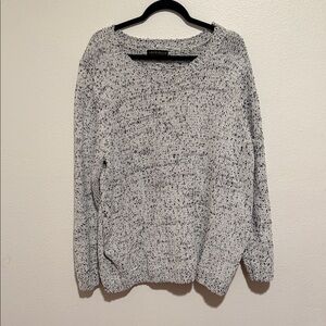 Gray Speckled Sweater
